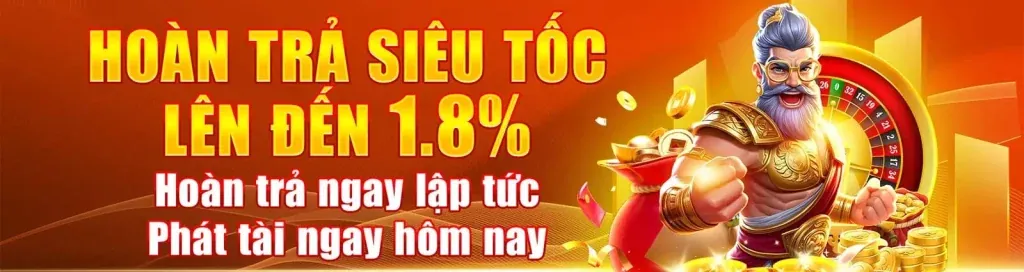 Banner khuyến mãi cá cược thể thao với cúp và tiền thưởng
